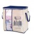 Portable High Capacity Non woven Clothes Storage Bag Folding Closet Organizer for Pillow Quilt Blanket Bedding Europe and the United States style