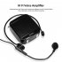 Portable High Power 15W Rechargeable Voice Amplifier With Wired Microphone And Waistband Support MP3 Format Audio U Disk TF Card for Tour Guides 