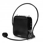Portable High Power 15W Rechargeable Voice Amplifier With Wired Microphone And Waistband Support MP3 Format Audio U Disk TF Card for Tour Guides 