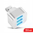 Portable High Speed 3 port Usb Multi Hub  Splitter Expansion 3usb Interface Output Desktop Pc Adapter For Travel Dailylife Use White