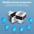 Portable High Speed 3 port Usb Multi Hub  Splitter Expansion 3usb Interface Output Desktop Pc Adapter For Travel Dailylife Use black