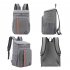 Portable Insulated Bag Multifunctional Leakproof Outdoor Picnic Fresh keeping Backpack Cooler Bag black