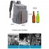 Portable Insulated Bag Multifunctional Leakproof Outdoor Picnic Fresh keeping Backpack Cooler Bag black