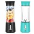 Portable Juicer Cup 150w Powerful USB Charging Electric Juicer Mini Blender for Smoothies Shakes Black