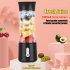 Portable Juicer Cup 150w Powerful USB Charging Electric Juicer Mini Blender for Smoothies Shakes Black