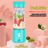 Portable Juicer Cup 150w Powerful USB Charging Electric Juicer Mini Blender for Smoothies Shakes Black