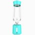 Portable Juicer Cup 150w Powerful USB Charging Electric Juicer Mini Blender for Smoothies Shakes Light Blue