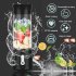 Portable Juicer Cup 150w Powerful USB Charging Electric Juicer Mini Blender for Smoothies Shakes Black