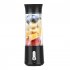 Portable Juicer Cup 150w Powerful USB Charging Electric Juicer Mini Blender for Smoothies Shakes Black