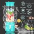 Portable Juicer Cup 150w Powerful USB Charging Electric Juicer Mini Blender for Smoothies Shakes Black