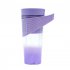 Portable Juicer Cup Electric Blender USB Charging Multi functional Fruit Juice Mixer Machine Travel Shakes Purple