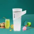 Portable Juicer Cup Electric Blender USB Charging Multi functional Fruit Juice Mixer Machine Travel Shakes Purple