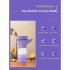 Portable Juicer Cup Electric Blender USB Charging Multi functional Fruit Juice Mixer Machine Travel Shakes Black
