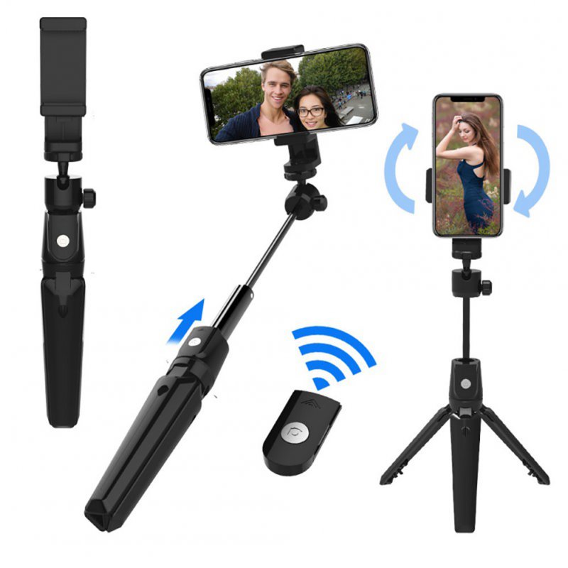 Portable K20 Tripod Handheld Self-timer Bluetooth Android / iOS Mobile Phone Universal Live Selfie Stick for Travel K20