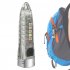 Portable Key Chain Flashlight Waterproof Multi functional Type c Rechargeable Led Strong Light Mini Work Lamp transparent pink