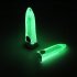 Portable Key Chain Flashlight Waterproof Multi functional Type c Rechargeable Led Strong Light Mini Work Lamp transparent pink