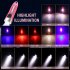 Portable Key Chain Flashlight Waterproof Multi functional Type c Rechargeable Led Strong Light Mini Work Lamp transparent pink