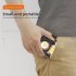 Portable Keychain Light High brightness Energy saving Usb Rechargeable Cob Work Light Inspection Torch silver