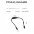 Portable LED Neck Reading Light Built in 1000mAH Lithium Battery Eye Protection USB Charging Touch Sensor LED Reading Light black