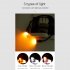 Portable LED Neck Reading Light Built in 1000mAH Lithium Battery Eye Protection USB Charging Touch Sensor LED Reading Light black