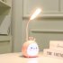 Portable LED Table Lamps 3 Lighting Modes Cartoon Deer Eye Protection USB Charging Reading Desk Light Night Light green lamb