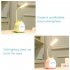 Portable LED Table Lamps 3 Lighting Modes Cartoon Deer Eye Protection USB Charging Reading Desk Light Night Light green deer