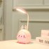 Portable LED Table Lamps 3 Lighting Modes Cartoon Deer Eye Protection USB Charging Reading Desk Light Night Light green deer