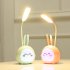 Portable LED Table Lamps 3 Lighting Modes Cartoon Deer Eye Protection USB Charging Reading Desk Light Night Light green deer