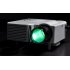 Portable LED Video Projector with 300 1 contrast and HDMI port which can easily be taken to business meetings as it is ultra compact and light