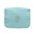 Portable Large Capacity Travel Cosmetic Storage Bag Wash Tools Makeup Bag with Hook and Small Zipper Pocket