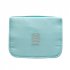 Portable Large Capacity Travel Cosmetic Storage Bag Wash Tools Makeup Bag with Hook and Small Zipper Pocket