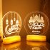 Portable Led Decorative Lights Eid Mubarak Night Light Ramadan Festival Decoration