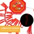 Portable Led Electronic Firecracker Lantern New Year Festival Decorative Firework Wedding Ornament Children Toys red