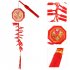 Portable Led Electronic Firecracker Lantern New Year Festival Decorative Firework Wedding Ornament Children Toys red