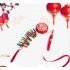 Portable Led Electronic Firecracker Lantern New Year Festival Decorative Firework Wedding Ornament Children Toys red