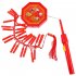 Portable Led Electronic Firecracker Lantern New Year Festival Decorative Firework Wedding Ornament Children Toys red