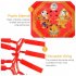 Portable Led Electronic Firecracker Lantern New Year Festival Decorative Firework Wedding Ornament Children Toys red