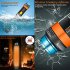 Portable Led Mini Flashlight 6 Levels Usb Rechargeable Waterproof Magnetic Camping Lantern Tent Lamp T15