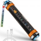 Portable Led Mini Flashlight 6 Levels Usb Rechargeable Waterproof Magnetic Lamp