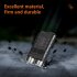 Portable Led Mini Flashlight with Side Light 900 Lumens USB Charging Torch Outdoor Emergency Lighting Tool V3 Black