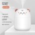 Portable Led Mini Humidifier 250ml Cartoon Cat Tiger Office Home Mist Purifier Night Light Pink