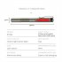 Portable Led Pen Light Built in 350mah Battery 15 30 Lumens Type c Charging Ipx4 Waterproof Lamp With Pen Clip black