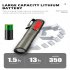 Portable Led Pen Light Built in 350mah Battery 15 30 Lumens Type c Charging Ipx4 Waterproof Lamp With Pen Clip black