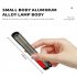 Portable Led Pen Light Built in 350mah Battery 15 30 Lumens Type c Charging Ipx4 Waterproof Lamp With Pen Clip black