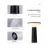 Portable Led Table Lamp Stepless Dimming Eye Protection Usb Bedside Bedroom Night Lights For Bars Restaurants black