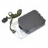 Portable Luminous Compass With Mirror Waterproof Multifunctional For Outdoor Exploration Hiking Climbing Black scale ring