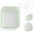 Portable Lunch  Box For Sandwich Take out Lunch Box Student Office Worker Lunch Box Practical Food Container Transparent green