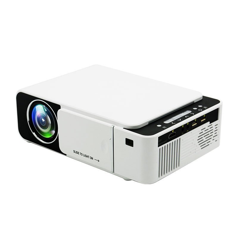 Portable MINI T5 LED Projector 800*480 Smart WIFI Smart Video Projectors for Iphone Home Theater European regulations