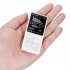 Portable MP4 Lossless Sound Music Player FM Recorder FM Radio Lot Micro TF Card AMV AVI Audiobooks white