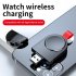 Portable Magnetic Wireless Charger For Iwatch 1 2 3 4 5 se 6 Generation white